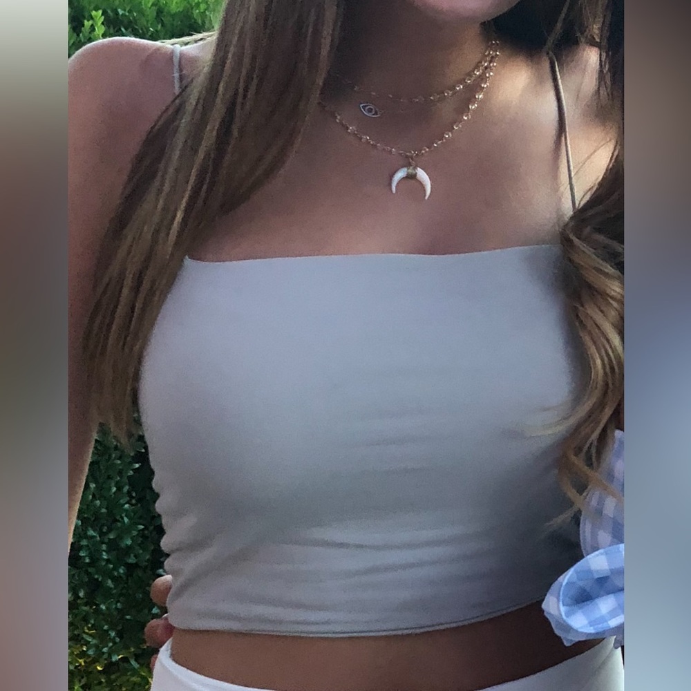 Gray showpo tank